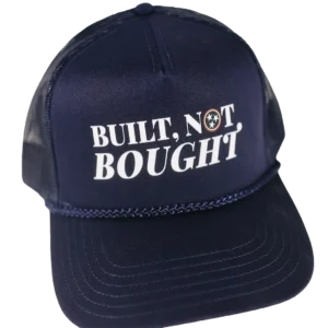 Hat built not bought color navy