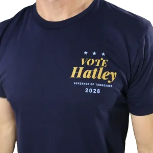 Vote Hatley front t-shirt navy