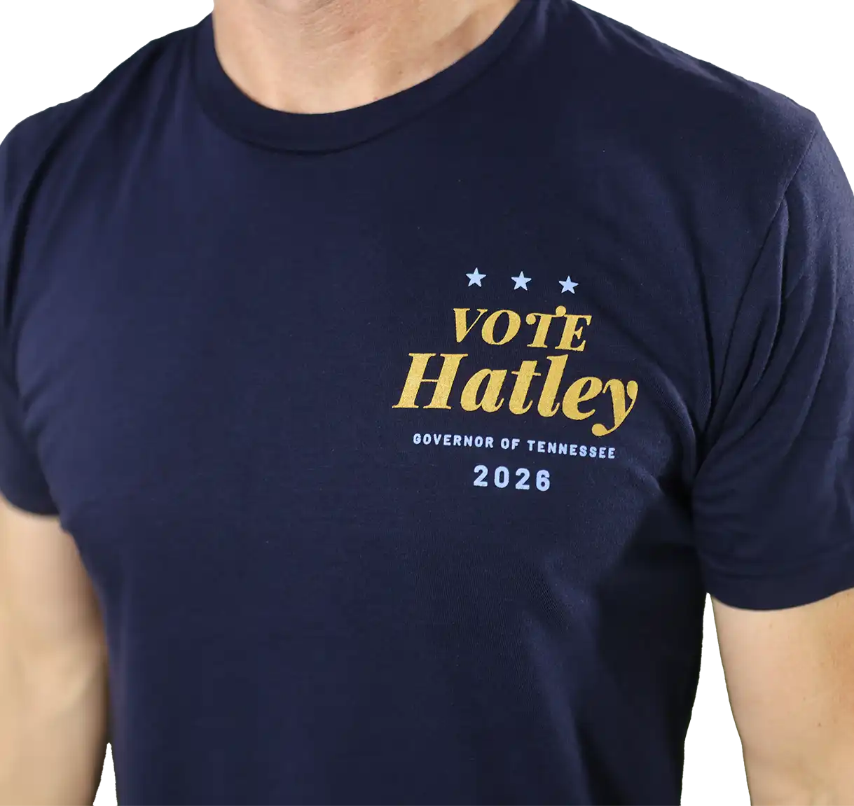 Vote Hatley front t-shirt navy